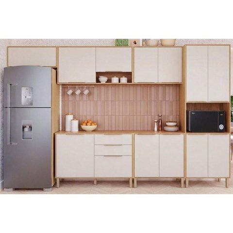 Kit Modulado 6 Peças Áurea CZ628 Cinamomo/Off White MGM