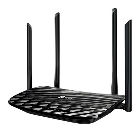Roteador Wireless Gigabit 10/100/1000 Dual Band 2.4/5ghz Mu-mimo Ac1300 C/ Função Preset Ec225-g5 Br