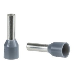 500un Terminal Tubular Ilhós Conector 4,0mm Pré Isolado - 2