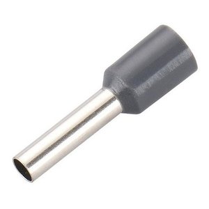500un Terminal Tubular Ilhós Conector 4,0mm Pré Isolado