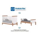 Ver imagem 2 de Quarto Infantil Completo Ternura 2 Peças (1 Cômoda + 1 Berço) Qi92 Branco/jequitiba - Henn