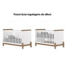 Ver imagem 3 de Quarto Infantil Completo Ternura 2 Peças (1 Cômoda + 1 Berço) Qi92 Branco/jequitiba - Henn