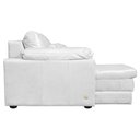 Ver imagem 7 de Sofá Decorativo Piece Bipartido Retrátil Sala de Estar 215cm Couro Branco G58 - Gran Belo