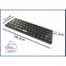 Mini Teclado Bluetooth Celular/pc/smart Tv - Preto/branco - 4
