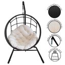 Ver imagem 3 de Cadeira Balanço Ninho Suspenso com Suporte e Almofada Impermeável