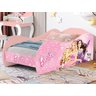 Cama Infantil para Menina com Grade de Proteção Rosa - 1