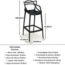 Ver imagem 7 de Banqueta Alta Allegra Design Cozinha/Bancada