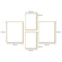 Ver imagem 4 de Kit 4 Quadros para Quarto Infantil Menino Dinossauro Verde