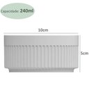 Ver imagem 3 de Jogo 4 Tigelas Ramekins de Porcelana 240ml Canelado Médio Germer Branco