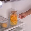 Ver imagem 6 de KIT JARRAS DE VIDRO COM TAMPA DE BAMBU 1,2L OIKOS - 2 PEÇAS