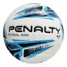 Bola de Futsal Penalty RX 500 XXIII - Branco/Azul - 1