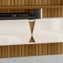 Ver imagem 6 de Home Painel para Tv até 55 Polegadas Rack Intense Freijó Ripado/off White