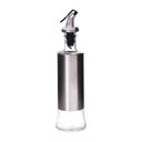 Ver imagem 1 de Porta Azeite Galheteiro 300ml Vidro e Inox Dosador Cozinha Anti Vazamento Bico Fino