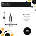 Ver imagem 5 de Porta Azeite Galheteiro 300ml Vidro e Inox Dosador Cozinha Anti Vazamento Bico Fino