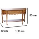 Ver imagem 2 de Aparador Grande Meia Lua Entalhado Verniz Mel