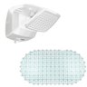 Ducha Futura Eletrônica 127V 5500W + Tapete para Box Transparente - 1