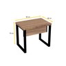 MESA P/ ESCRITÓRIO 90X60 PANDIN PE40TUB - NATURALLE M900PE40TUB - 2