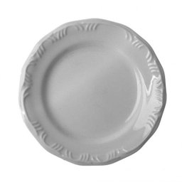 Prato Sobremesa 19cm Pomerode Branco Porcelana Schmidt - 1