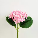 Ver imagem 4 de Hortênsia Rosa Claro Haste 32x18cm Flor Planta Artificial