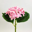 Ver imagem 2 de Hortênsia Rosa Claro Haste 32x18cm Flor Planta Artificial