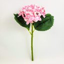 Ver imagem 3 de Hortênsia Rosa Claro Haste 32x18cm Flor Planta Artificial