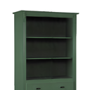 Ver imagem 3 de Estante Sevilha com 1 Gaveta e 2 Portas Pés Torneados Meyer Móveis - Verde Kalle Laca