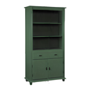 Ver imagem 2 de Estante Sevilha com 1 Gaveta e 2 Portas Pés Torneados Meyer Móveis - Verde Kalle Laca