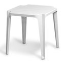 Ver imagem 1 de Mesa de Plastico Branca 70x70 - Certificado Inmetro