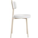 Ver imagem 7 de Kit 08 Cadeiras Decorativas Estofada Sala Jantar Barcelona Arena L02 Facto Branco - Lyam