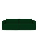 Ver imagem 2 de Sofá Living Sala de Estar Abel 220cm Bipartido Pés de Madeira Veludo Verde G33 - Gran Belo