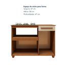 Ver imagem 4 de Balcão Cooktop 5 Bocas 1 Porta 1 Gaveta Chicago