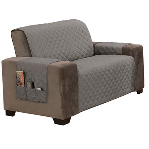Protetor de Sofá King 2 Lugares Classic 100% Poliéster:cinza