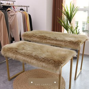 Manta Xale de Pelúcia Pelo Alto Cortiça Para Sofá/Cadeira Decoração Youtubers 1,00x80cm