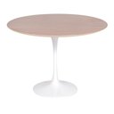 Ver imagem 1 de Mesa Saarinen Redonda Imbuia 150cm - Base Branca