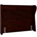Ver imagem 2 de Cabeceira Cama Box Casal 140 cm P05 Madrid Couríssimo Marrom - Lyam Decor
