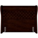 Ver imagem 3 de Cabeceira Cama Box Casal 140 cm P05 Madrid Couríssimo Marrom - Lyam Decor