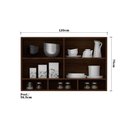 Ver imagem 3 de Armário para Cozinha 120 Cm 2 Portas com Nicho Safira Luciane Móveis