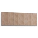 Ver imagem 4 de Kit 2 Armários Aéreos 150cm 3 Portas Argélia Branco/Castanho - Lumil