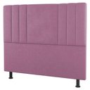 Ver imagem 3 de Kit Cabeceira E Baú Cama Box Queen 160Cm Suede Rosa