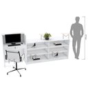 Ver imagem 6 de BALCÃO RECEPÇÃO EXPOSITOR 100% MDF M517.B (LOJA, ATENDIMENTO) MUNDI MOVEIS