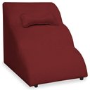 Ver imagem 1 de Escada Pet 46cm Estofada para Cachorro Nuvem R01 Veludo Vermelho - Annie Decor
