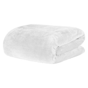 Cobertor/Manta Solteiro Blanket 300 Branco Kacyumara