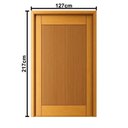 Ver imagem 3 de Porta Pivotante de Madeira Maciça Angelim Pedra    217x127cm Batente 17