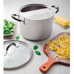 Espagueteira Tramontina Moderna Para Indução 24Cm Aço Inox - 3