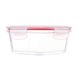 Pote De Vidro Quadrado 520Ml Com Tampa Hermética Invicta - 3