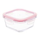 Ver imagem 1 de Pote de Vidro Quadrado 520ml com Tampa Hermética Invicta