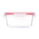 Ver imagem 2 de Pote de Vidro Quadrado 520ml com Tampa Hermética Invicta