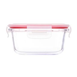 Pote De Vidro Quadrado 520Ml Com Tampa Hermética Invicta - 2