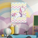 Ver imagem 3 de Quadro Decorativo Infantil - Pônei Mágico com Arco-íris