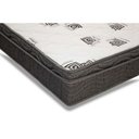 Ver imagem 2 de Cama Box Baú King Colchão Espuma D45 Ortobom Light Saúde + Base Crc Suede Black(186x198)